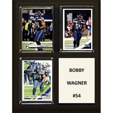 WILLIAMS & SON SAW & SUPPLY C&I Collectables 810BWAGNER 8 x 10 in. NFL Bobby Wagner Seattle Seahawks Three Card Plaque 810BWAGNER